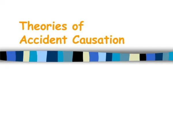 theories of accident causation