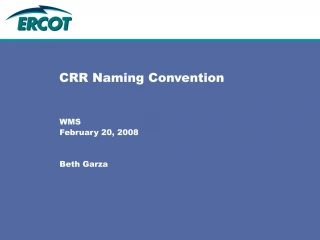 CRR Naming Convention - slide 1