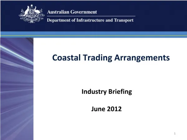 Coastal Trading Arrangements
