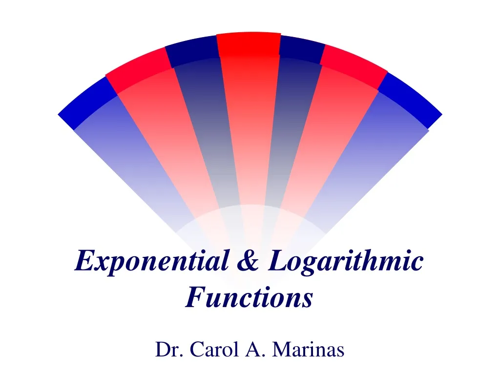 exponential logarithmic functions