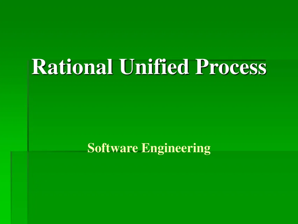 rational unified process