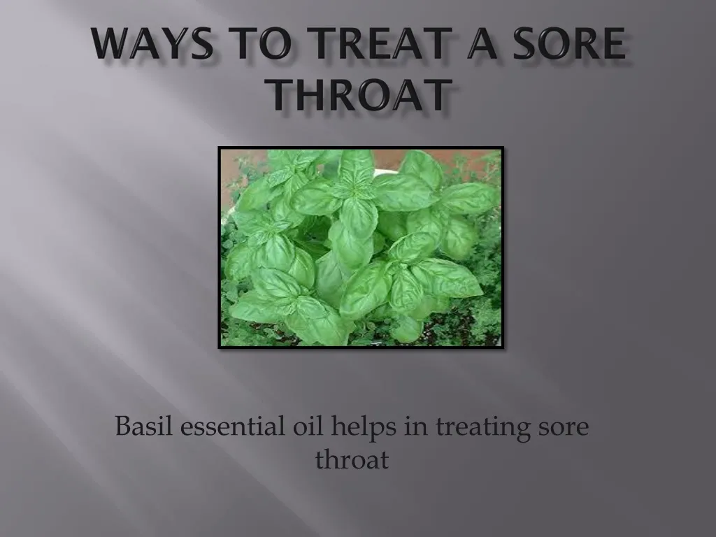 ways to treat a sore throat