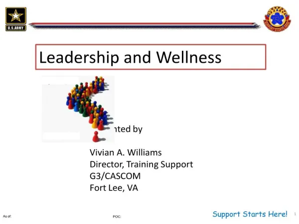 presented by vivian a. williams director, training support g3