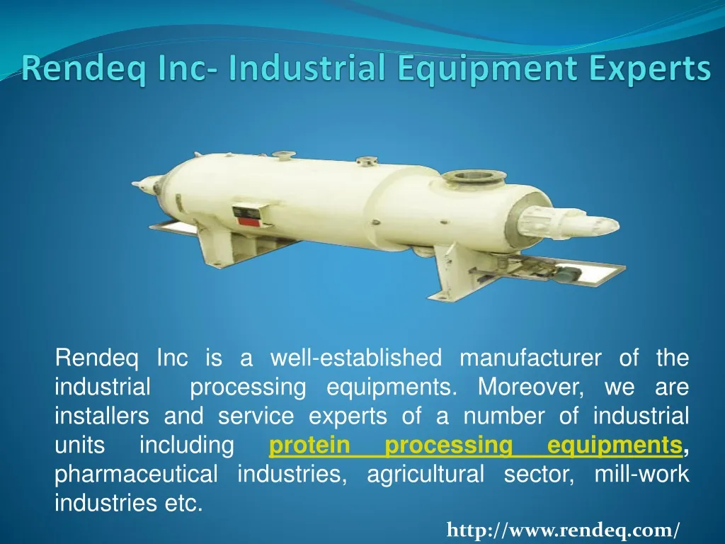 rendeq inc industrial equipment experts
