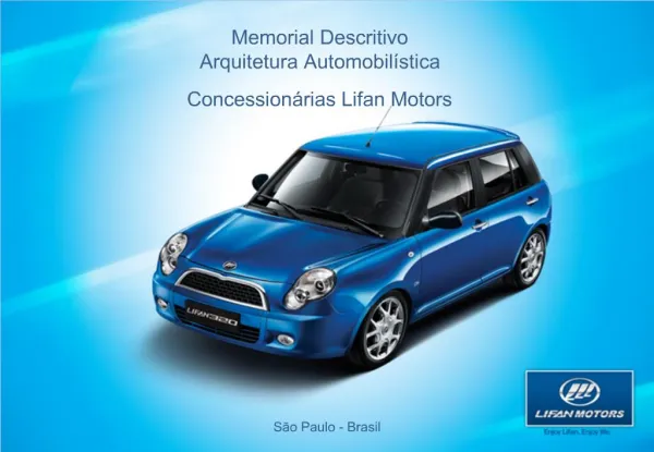 Memorial Descritivo Arquitetura Automobil stica Concession rias Lifan Motors