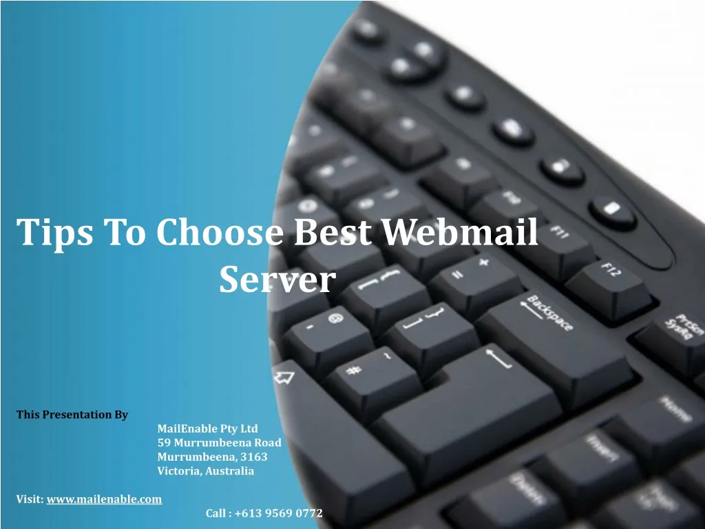 tips to choose best webmail server