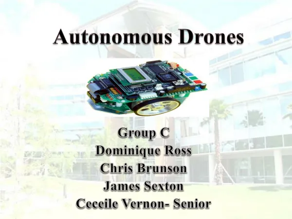 Autonomous Drones