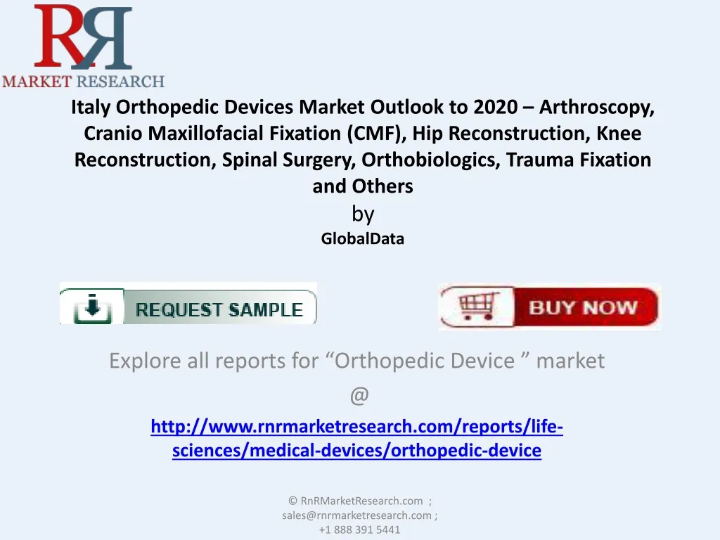 italy orthopedic devices market outlook to 2020