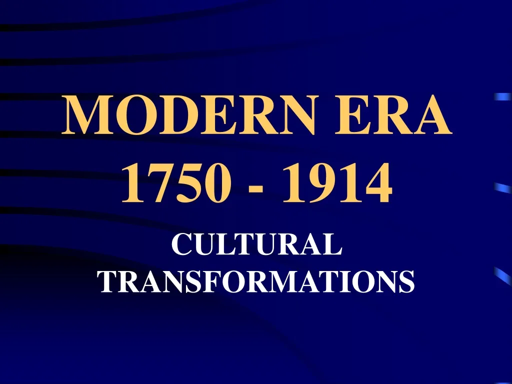 modern era 1750 1914