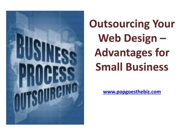 Outsourcing Your Web Design – Advantages for Small Business