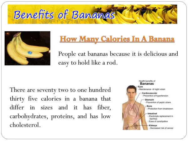 How Many Calories Is A Banana