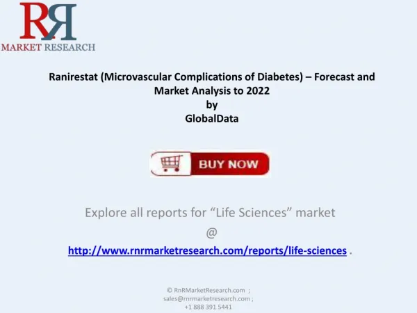 Market Outlook on 2022 Ranirestat Market Healthcare Report