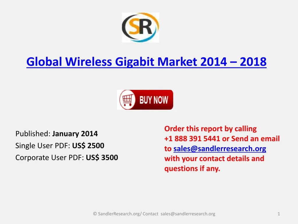 global wireless gigabit market 2014 2018