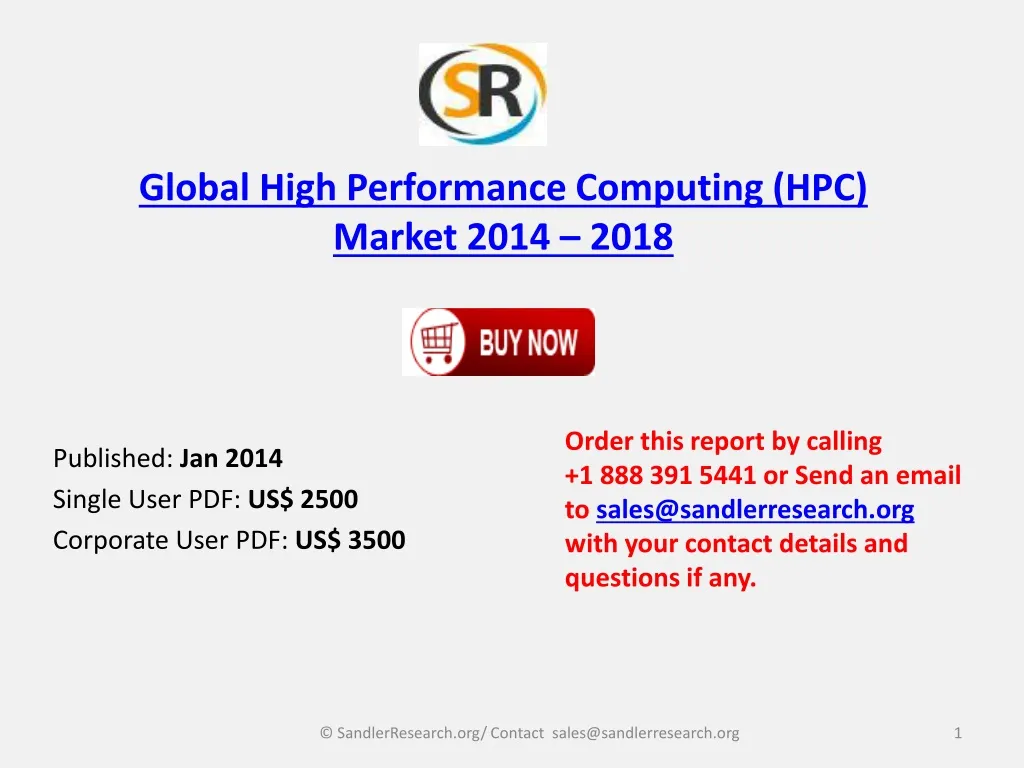 global high performance computing hpc market 2014 2018