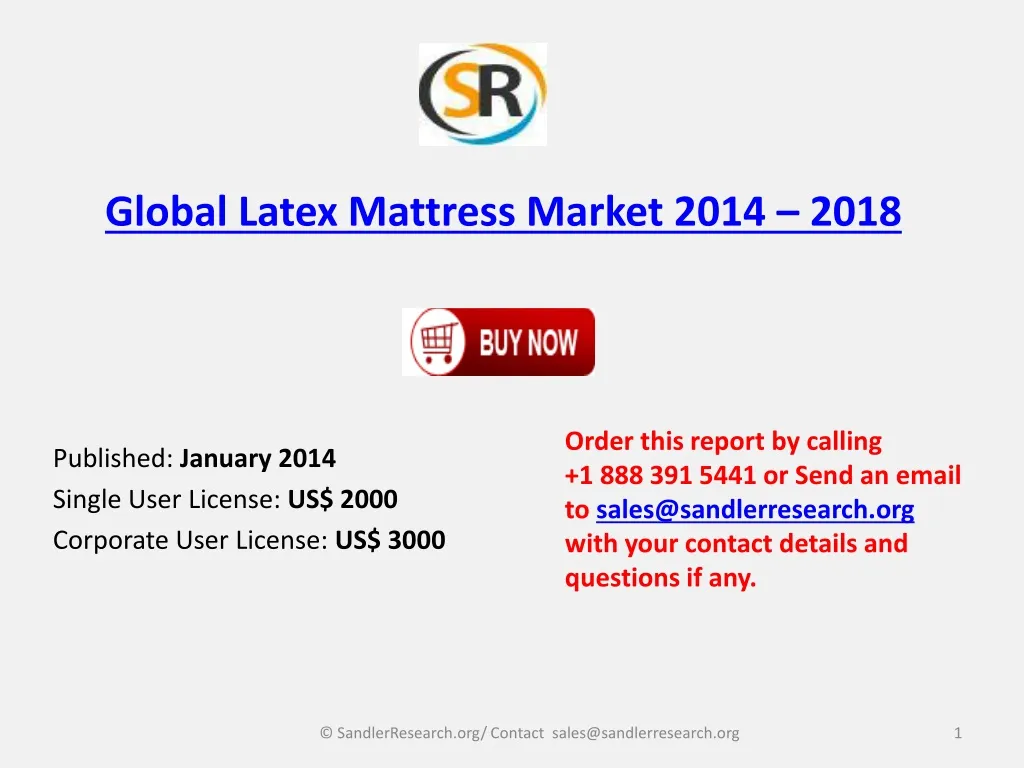global latex mattress market 2014 2018