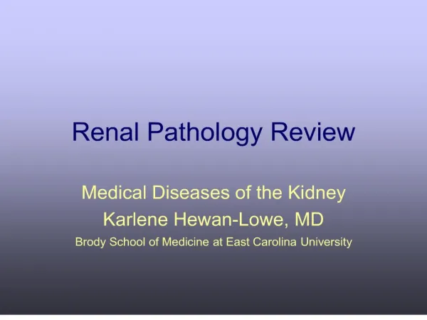 renal pathology review