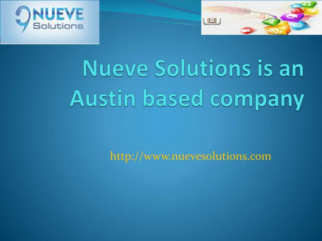 nueve solutions is an austin based company