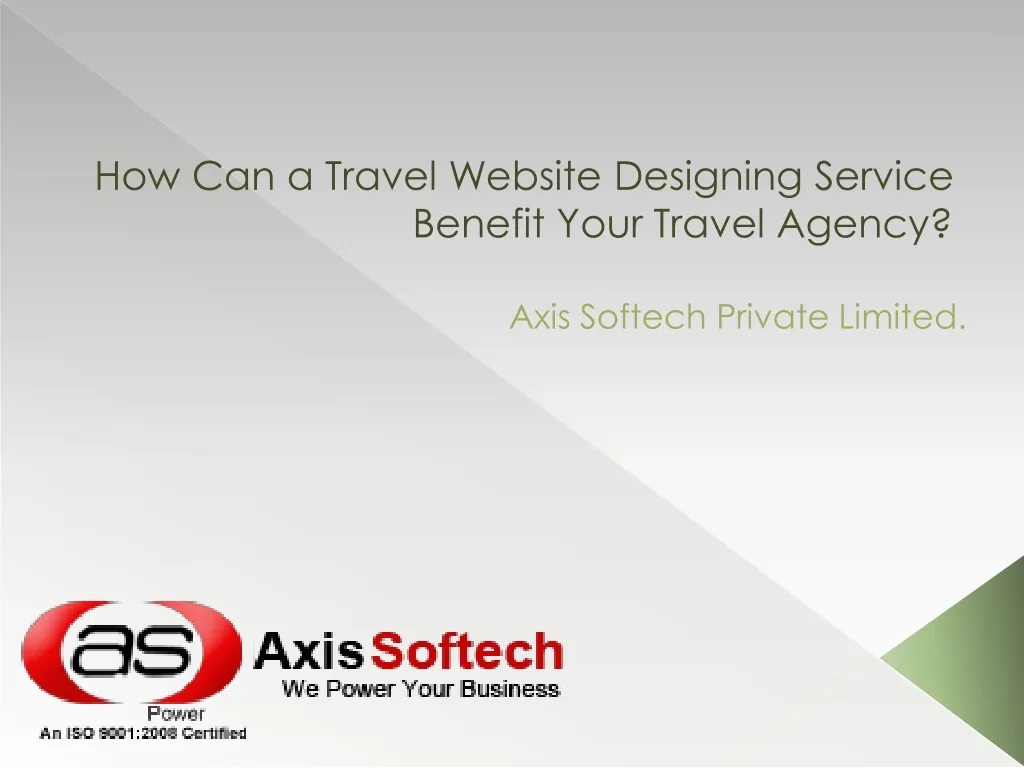how can a travel website designing service benefit your travel agency