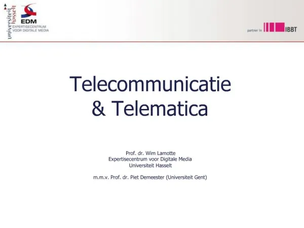 Telecommunicatie Telematica