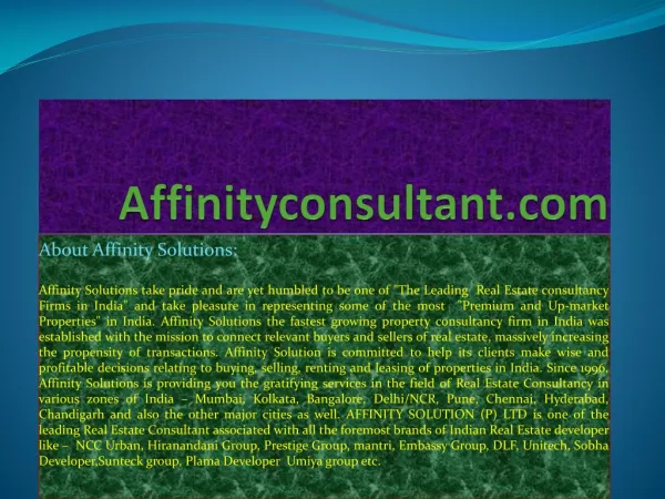 dlf project bangalore |"affinityconsultant.com"| dlf new apa