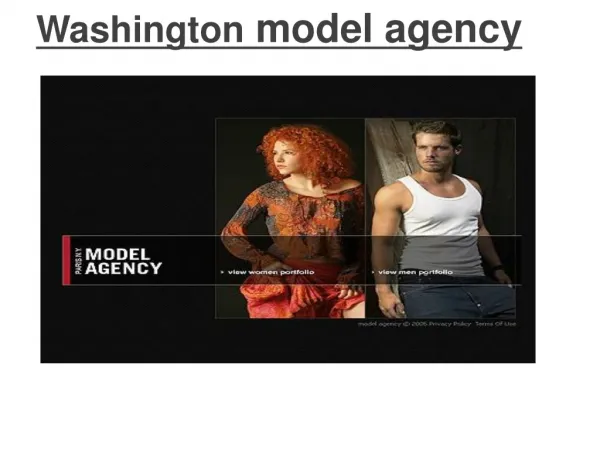 Washington model agency