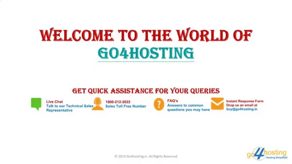 Web Hosting Services-Go4hosting