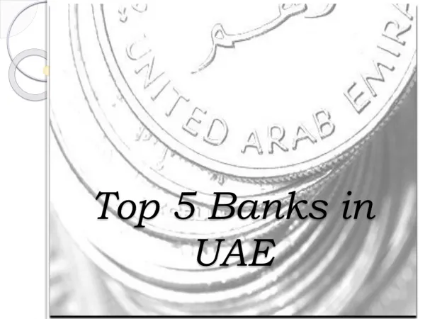 Top five banks in UAE