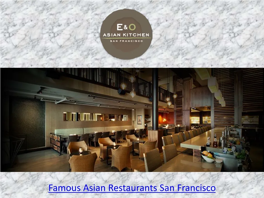 famous asian restaurants san francisco