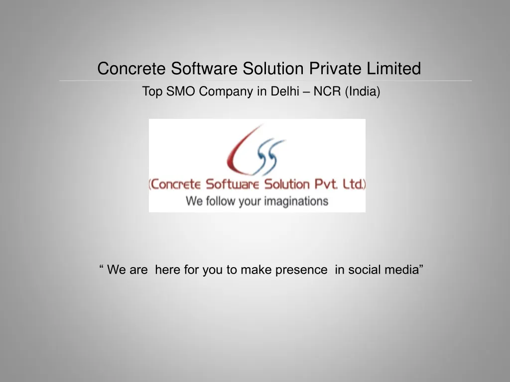 concrete software solution private limited