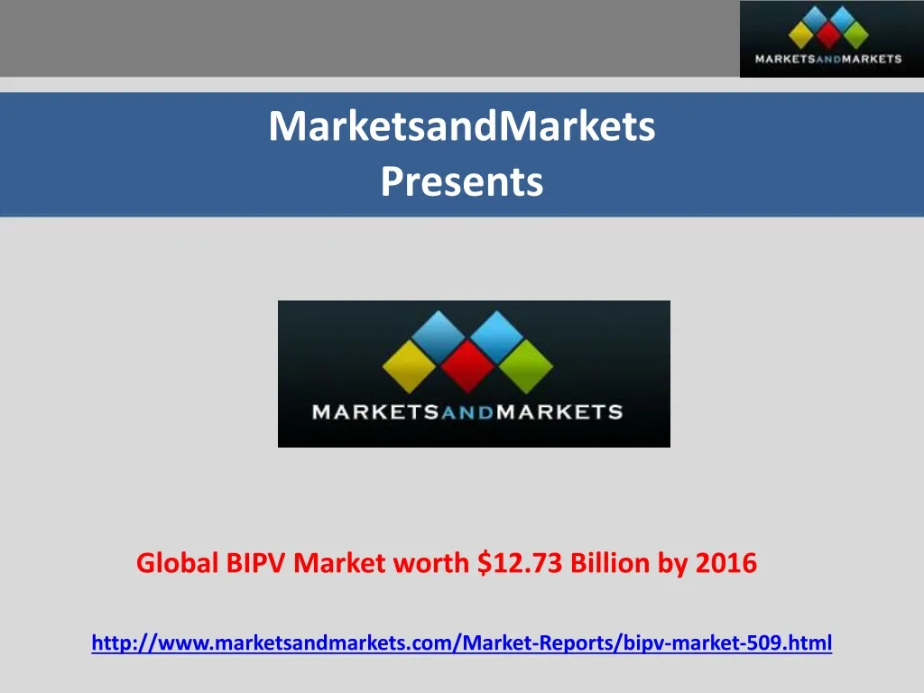 marketsandmarkets presents