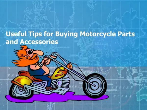 Useful Tips for Buying Motorcycle Parts and Accessories