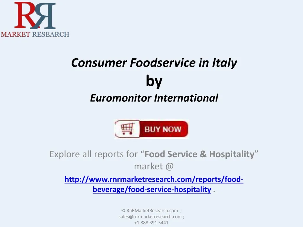 consumer foodservice in italy by euromonitor international