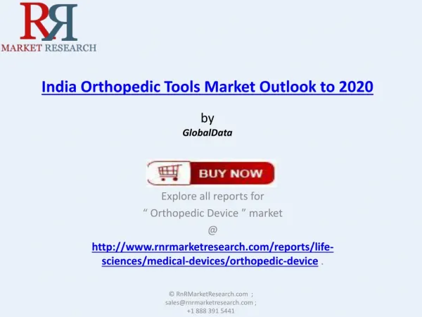 Orthopedic Tools Industry Analysis in India to 2020