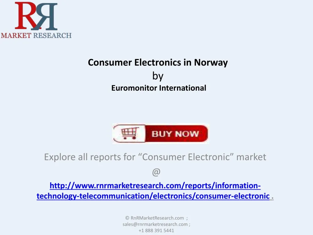 consumer electronics in norway by euromonitor international