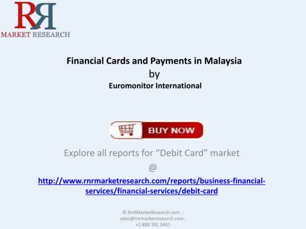 Analysis for Financial Cards and Payments Industry in Malays