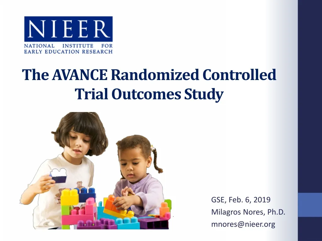 the avance randomized controlled trial outcomes study