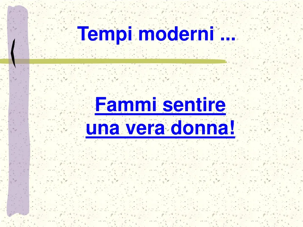 tempi moderni