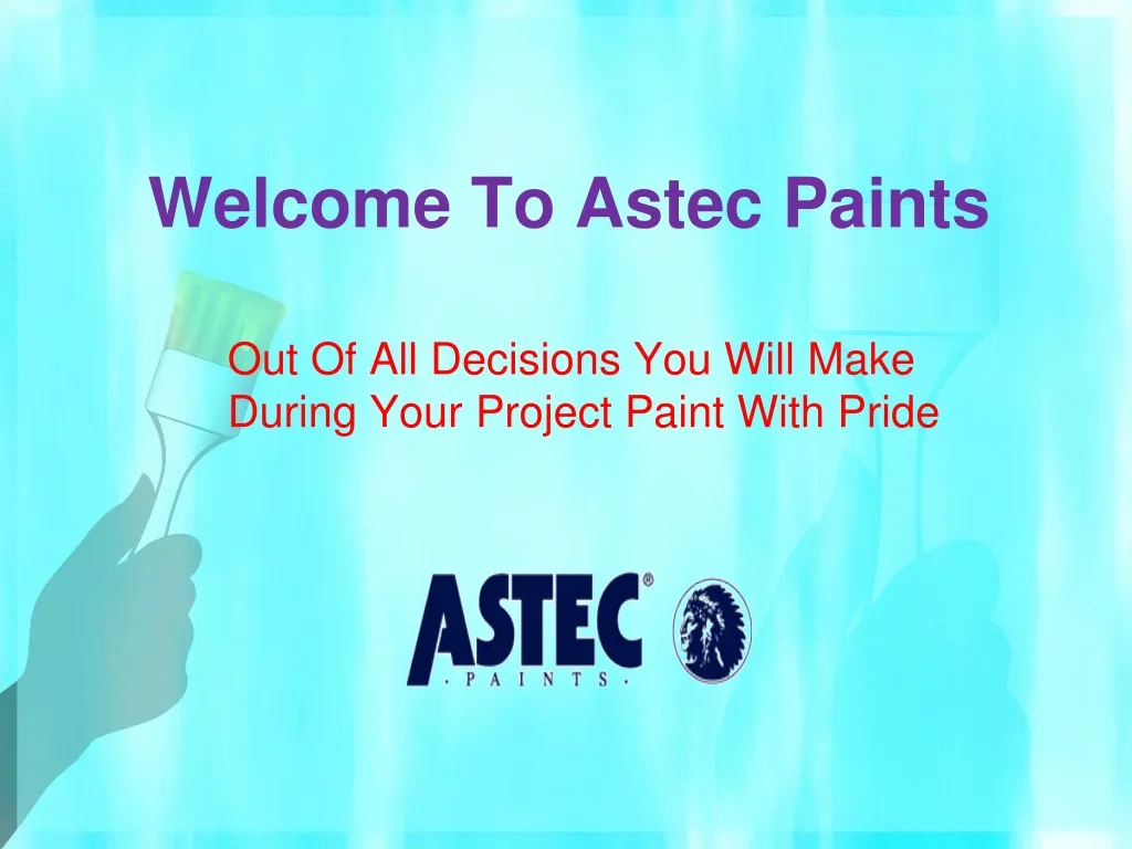 welcome to astec paints