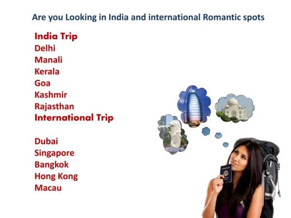 5 Romantic Getaways in India