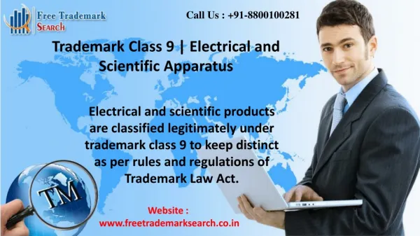 Trademark Class 9 | Electrical and Scientific Apparatus