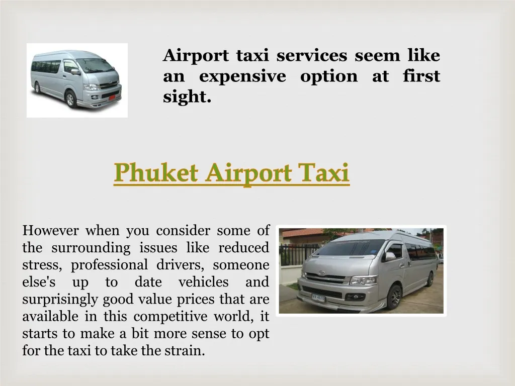 airport taxi services seem like an expensive