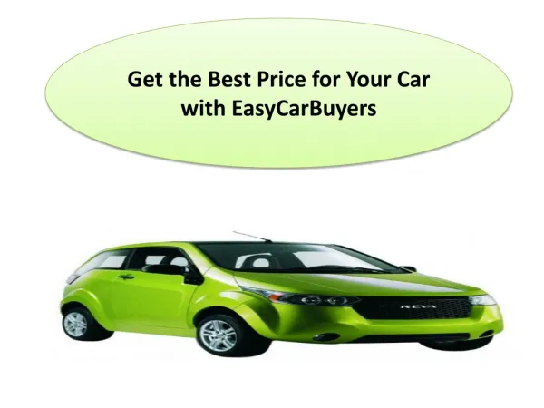 Get the Best Price for Your Car with EasyCarBuyers