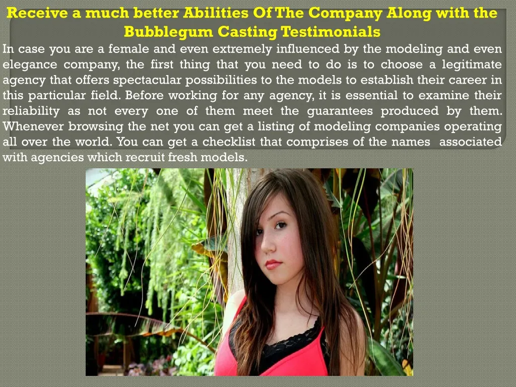 receive a much better abilities of the company