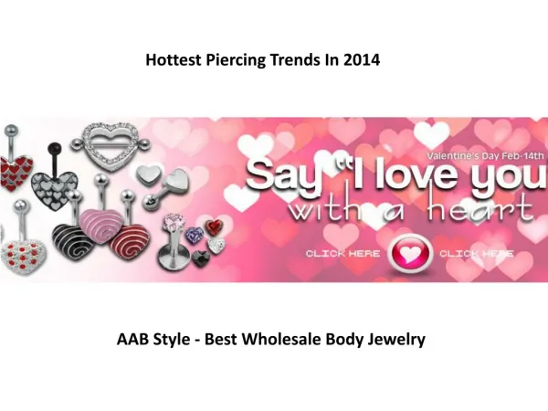 Hottest Piercing Trends In 2014