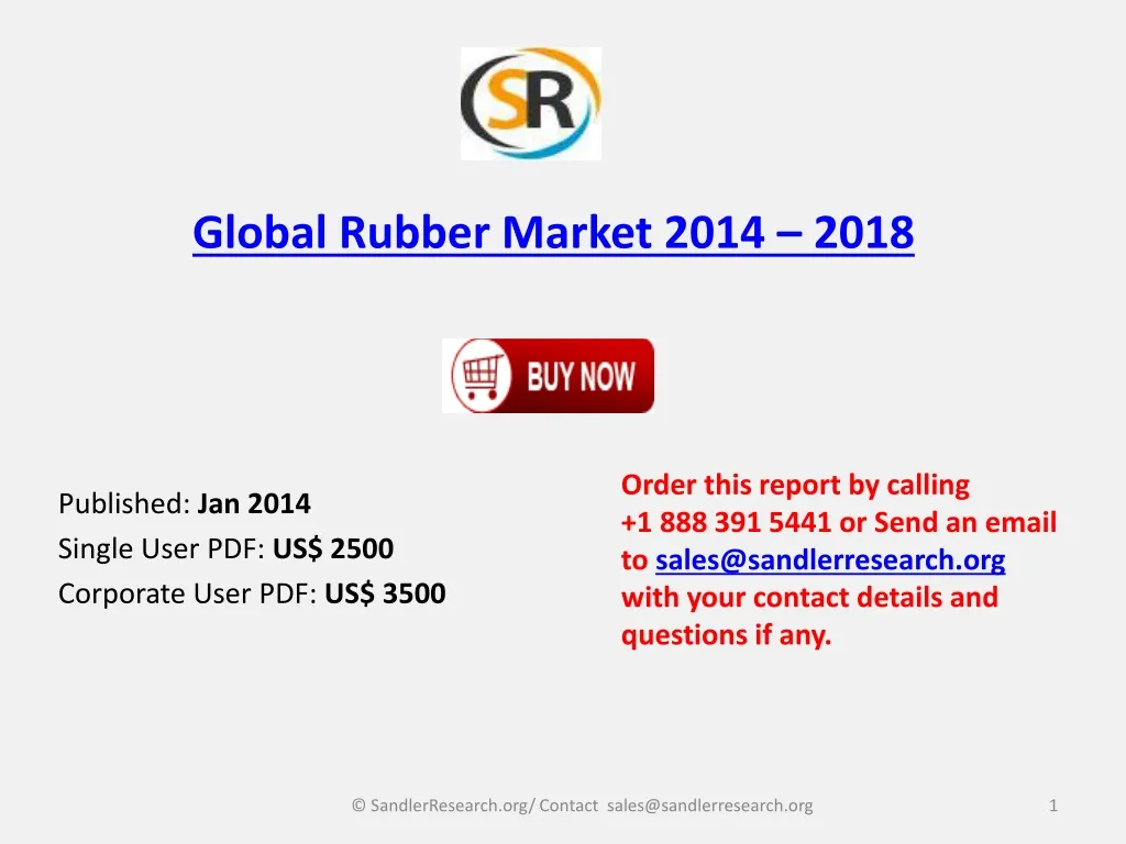 global rubber market 2014 2018