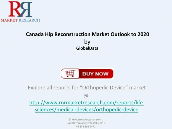 Analysis for Canada Hip Reconstruction Market 2020