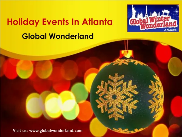 Global Winter Wonderland Atlanta