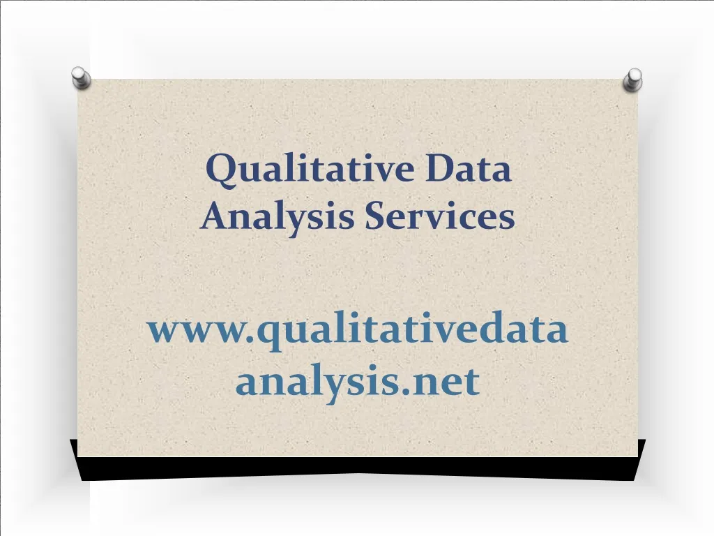 qualitative data analysis services