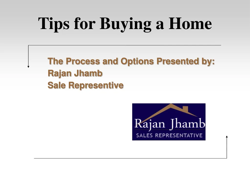 tips for buying a home