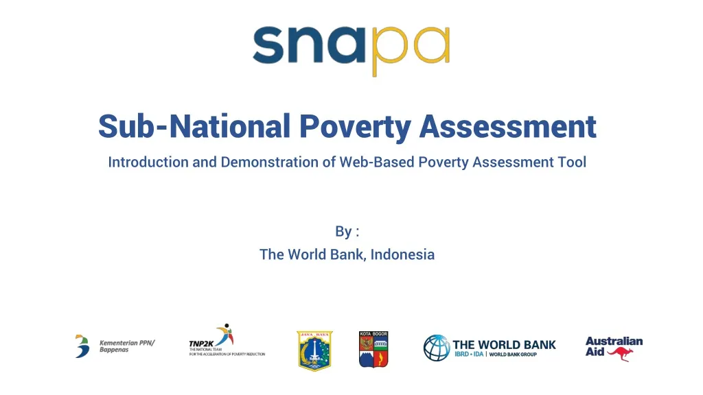 sub national poverty assessment